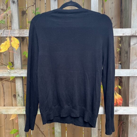 ZARA Jewel Button Knit Cardigan – Black, Size XL - Picture 4 of 4